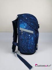 Cartoon Cute Space Bag for Elementary School Students and Children's School Bag New Backpack with Backbone Protection and Load Reduction