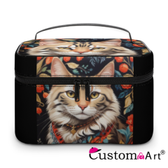 New Stylish Portable Makeup Bag,Large Capacity Travel Toiletries And Skincare Sundries Organizer Bag
