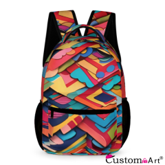 Fashionable National Trend Contrast Color School Bag,High Quality Children's School Bag Backpack