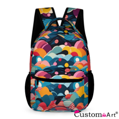 Fashionable National Trend Contrast Color School Bag,High Quality Children's School Bag Backpack
