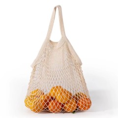 Mesh bag foldable supermarket shopping bag reusable environmentally friendly tote bag supplier manufacture China