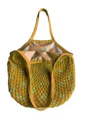 Mesh bag foldable supermarket shopping bag reusable environmentally friendly tote bag supplier manufacture China
