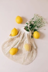 Mesh bag foldable supermarket shopping bag reusable environmentally friendly tote bag supplier manufacture China