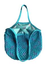 Mesh bag foldable supermarket shopping bag reusable environmentally friendly tote bag supplier manufacture China