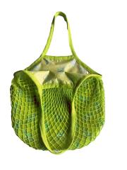 Mesh bag foldable supermarket shopping bag reusable environmentally friendly tote bag supplier manufacture China