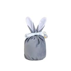 Wholesale colorful velvet drawstring gift bags for easter or party
