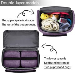 OEM new double layer pet supplies backpack for all pet travel supplies