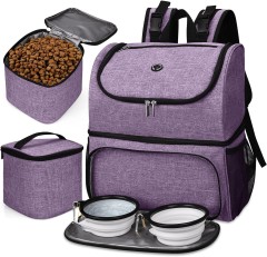 OEM new double layer pet supplies backpack for all pet travel supplies