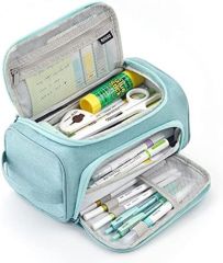 Supplier large capacity beautiful heavy-duty canvas pencil case for school supplies