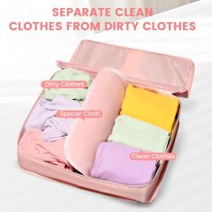 Wholesale waterproof 8-piece cube travel bag set for carry-on travel essentials