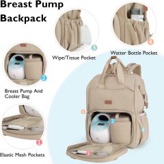 OEM simple multifunctional practical mummy bag backpack for traveling with babies