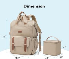 OEM simple multifunctional practical mummy bag backpack for traveling with babies