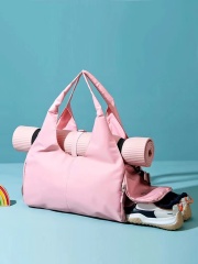 Supplier sports goods storage waterproof dry and wet separation leisure sports bag suitable for tennis fitness
