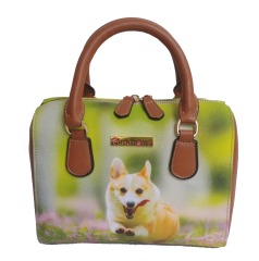 Supplier High Quality PU Leather Square Cylinder Shape Cute Pet Handbag for Women