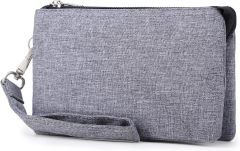 Made in China informal waterproof casual polyester wallet clutch bag for travel