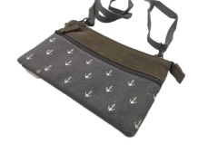 Supplier high quality exquisite retro grey coin purse card bag mobile phone storage bag for travel