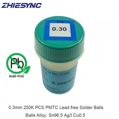 Lead-free 250K PCS PMTC 0.3mm Solder BGA Balls Solderball For BGA Reballing