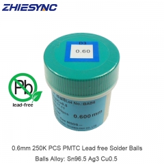 Lead-free 250K PCS PMTC 0.6mm Solder BGA Balls Solderball For BGA Reballing