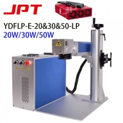 JPT LP Series 20W 30W 50W Laser Fiber Marking Machine For Metal Brass Aluminum Steel And Nonmetallic Acrylic