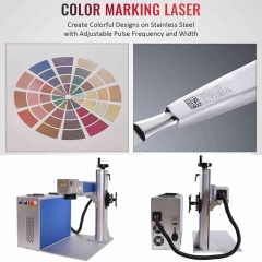 JPT M7 100 E2 100W MOPA Fiber Laser Marking Machine Color MOPA Laser Engraver Machine