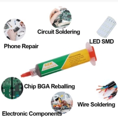 Solder Paste Sn99 Ag0.3 Cu0.7 Lead-Free 227 ℃ Melting Point 35g Tin Solder Scream With Syringe