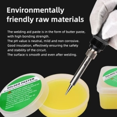 100g Rosin Flux Solder Paste Solder Flux for Desoldering for Lead-Free Electronics Soldering and Desoldering DIY