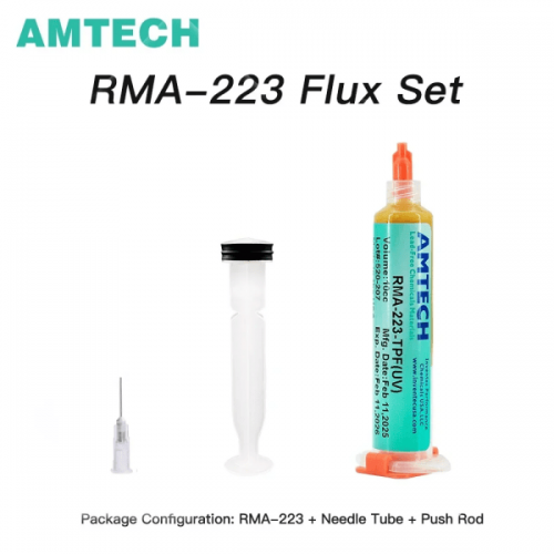 High Copy 10cc AMTECH RMA-223 Solder Flux Welding Grease Solder Paste for Phone CPU Reballing Low Residue No Cleaning Welding Flux Repair Tools