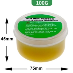 100g Rosin Flux Solder Paste Solder Flux for Desoldering for Lead-Free Electronics Soldering and Desoldering DIY