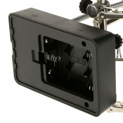 3 Hand Soldering Iron Stand Welding Tool With Magnifying Glass Illuminated LED Alligator Clip Holder Clamp Helping Repair