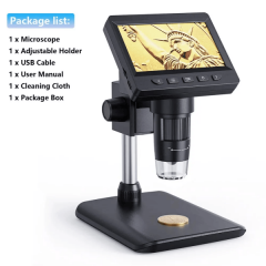 4.3 Inch Digital Microscope 1080P 1000x Coin Microscope 2MP Microscope Soldering for Electronics Repair PCB