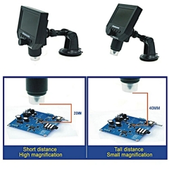 600X 3.6MP Digital HD Microscope Portable 4.3