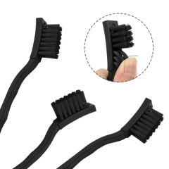 1 Piece Anti Static Brush For Electronics Protection ESD Safe Brush Small Crank Brush Scrubbing Board Water PCB Dust Anti Static Cleaning Brush