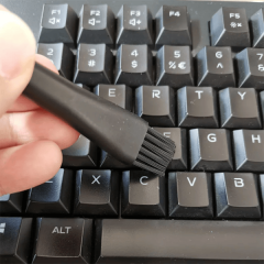 6 in 1 Black Keyboard Cleaning Brush Kit Small Computer Dust Brush Cleaner Anti Static Brush For Electronics Set For Laptop USB Household Cleaning Tool