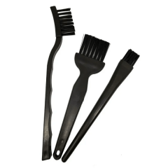 6 in 1 Black Keyboard Cleaning Brush Kit Small Computer Dust Brush Cleaner Anti Static Brush For Electronics Set For Laptop USB Household Cleaning Tool