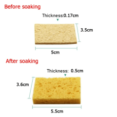 Soldering Iron Cleaning Sponge 50x 35x 5mm For Enduring Soldering Sponge Welding Station Electric Soldering Iron Tip Cleaning Repair Tools Sponge