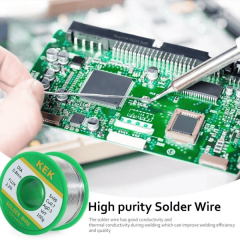 KEK lead-free solder wire ROHS small roll tin wire 20/30/50/100g Rosin Flux-cored Smoke Less Cleaning-free Welding Wire