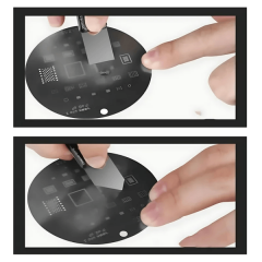 2PCS Per Set Stainless Steel Solder Paste Scraper Knife Tin Scraper BGA Scraper Planting Repair Tool Pry Spudger