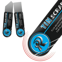 2PCS Per Set Stainless Steel Solder Paste Scraper Knife Tin Scraper BGA Scraper Planting Repair Tool Pry Spudger