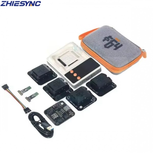 Flash 64 F64 Ultra Lite NAND Programmer Box Set | UFS BGA 153 254 297 & 4-in-1 EMMC Adapter