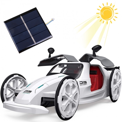 rolimate DIY Car Toys, STEM Toys for 6-10 Year Old Boys, Solar Car Power Toys Kit, DIY Eco-Engineering Science Assembly Vehicle Truck Toy, Best Birthday Gifts for 6 7 8 9 +Year Old Boys Girls Student