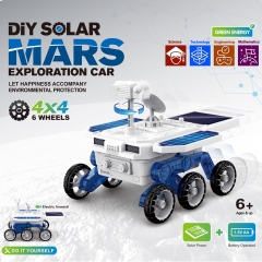 rolimate DIY Car Toys, STEM Toys Solar Mars Exploration Car Toy kit, DIY Eco-Engineering Science Assembly Vehicle Truck Toy, Best Birthday Gifts for 6 7 8 9 +Year Old Boys Girls Student