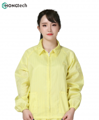 Áo chống tĩnh điện màu vàng - GA010009