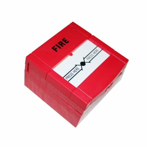Bouton de déclenchement de sortie d'urgence en verre réinitialisable de couleur rouge SAC-B34 chaud