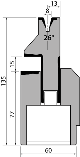 S135PN.26.08 Pneumatic Hemming Dies