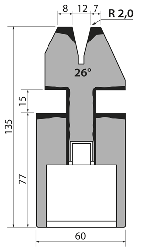 SA135PN.26.12 Pneumatic Hemming Dies