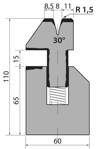 S110.30.08 Spring-loaded Hemming Dies