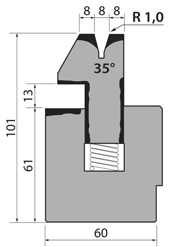 S101.35.08 Spring-loaded Hemming Dies