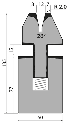 SA135.26.12 Spring-loaded Hemming Dies
