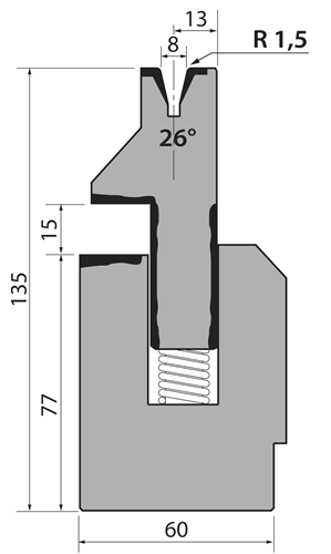 S135.26.08 Spring-loaded Hemming Dies