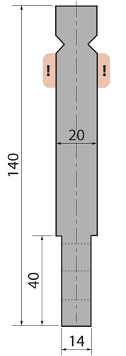 TPR140-14, Radii Tools: Ø 16-20, Radii Tools: Ø 25-100, E30.22